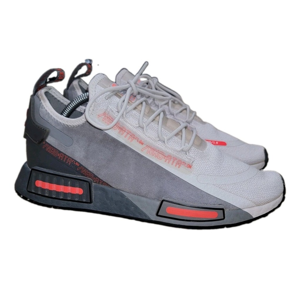 Adidas NMD R1 Spectoo Speedlines Grey Mens Size 9 Running‎ Shoes H67407